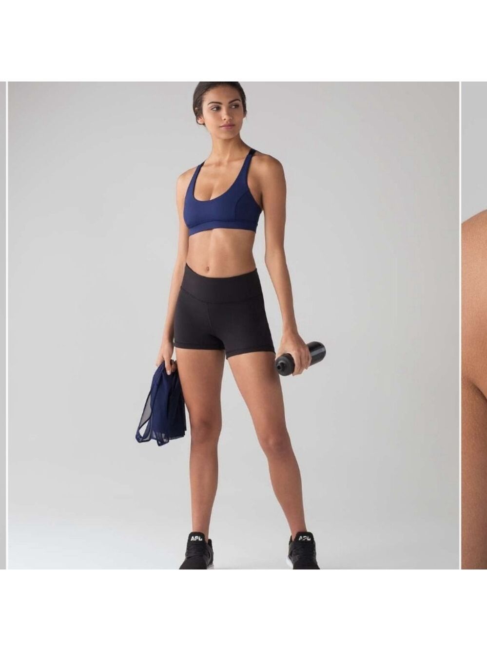 Lululemon athletica WOMENS Blue Sports Bra Small